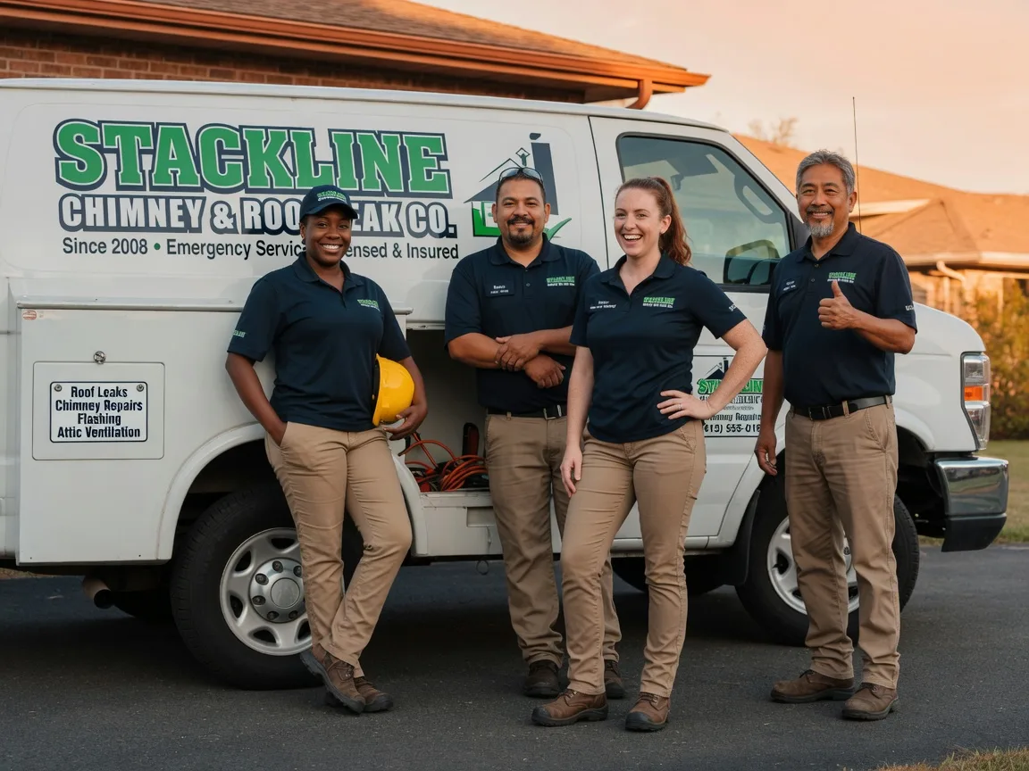 Chimney flashing repair company in Pantego, NC